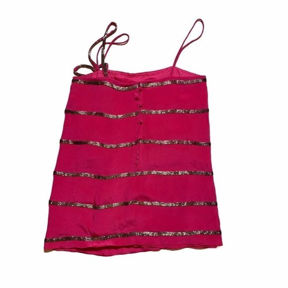 NWOT Foley + Corinna silk beaded top - Picture 9 of 10